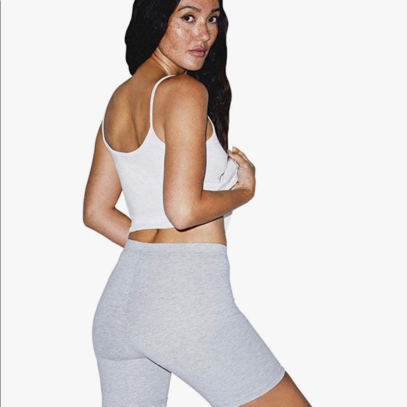 American Apparel Women's Cotton Spandex Bike Short - Picture 3 of 7